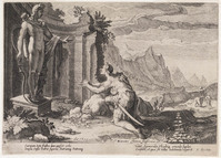 KG 02505
<br/>
Metamorfosen: Cadmus voor het Orakel van Delphi
<br/>
<em>Anoniem NL (16de - 17de eeuw)</em>